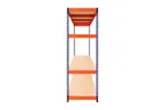 Monstershop 213160 - S-rax 4 Shelf Racking - 180cm X 180cm X Monstershop 213160 - S-rax 4 Shelf Racking - 180cm X 180cm X