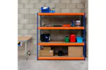 Monstershop 213160 - S-rax 4 Shelf Racking - 180cm X 180cm X Monstershop 213160 - S-rax 4 Shelf Racking - 180cm X 180cm X