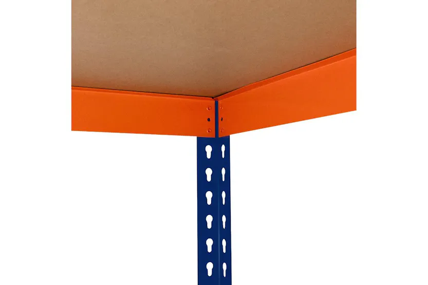 Monstershop 213160 - S-rax 4 Shelf Racking - 180cm X 180cm X Monstershop 213160 - S-rax 4 Shelf Racking - 180cm X 180cm X