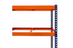 Monstershop 213160 - S-rax 4 Shelf Racking - 180cm X 180cm X Monstershop 213160 - S-rax 4 Shelf Racking - 180cm X 180cm X