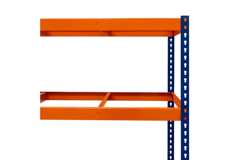 Monstershop 213160 - S-rax 4 Shelf Racking - 180cm X 180cm X Monstershop 213160 - S-rax 4 Shelf Racking - 180cm X 180cm X