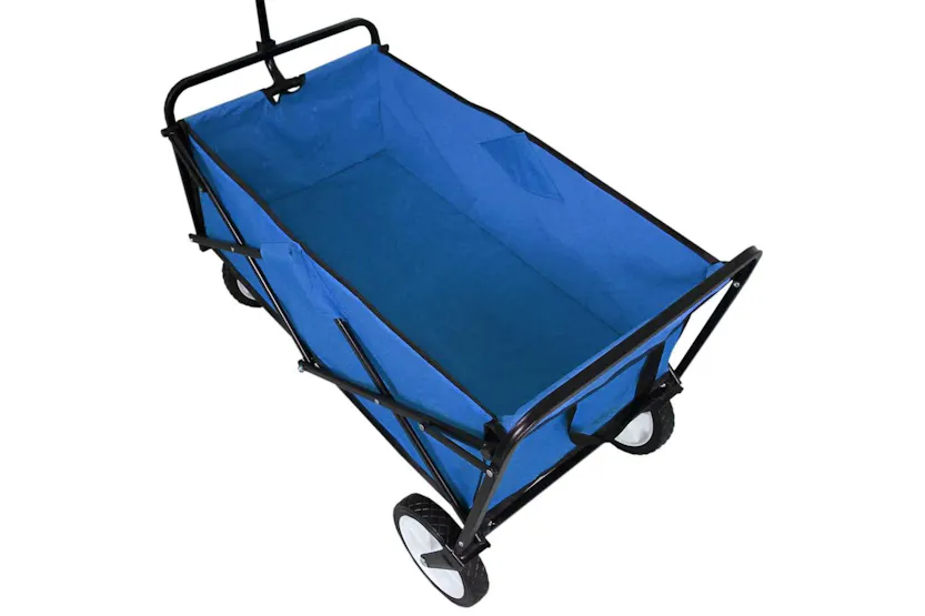 Monstershop 28430 - Foldable Garden Cart - Blue Monstershop 28430 - Foldable Garden Cart - Blue