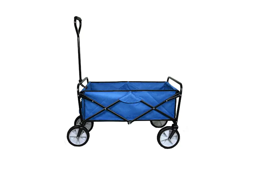 Monstershop 28430 - Foldable Garden Cart - Blue Monstershop 28430 - Foldable Garden Cart - Blue