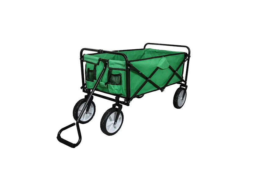 Monstershop 25249 - Foldable Garden Cart Green Monstershop 25249 - Foldable Garden Cart Green