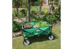 Monstershop 25249 - Foldable Garden Cart Green Monstershop 25249 - Foldable Garden Cart Green