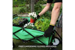 Monstershop 25249 - Foldable Garden Cart Green Monstershop 25249 - Foldable Garden Cart Green