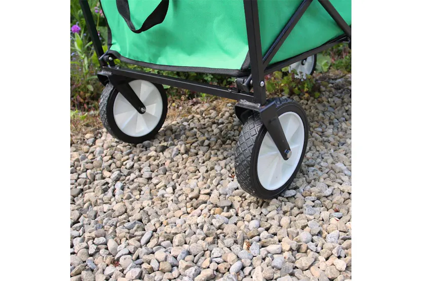 Monstershop 25249 - Foldable Garden Cart Green Monstershop 25249 - Foldable Garden Cart Green