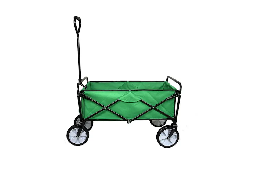 Monstershop 25249 - Foldable Garden Cart Green Monstershop 25249 - Foldable Garden Cart Green