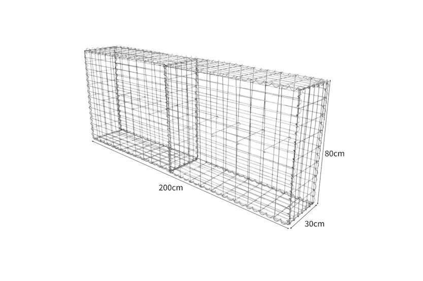 Monstershop 25308 - Gabion Baskets 100 X 80 X 30cm / 4 Pack Monstershop 25308 - Gabion Baskets 100 X 80 X 30cm / 4 Pack