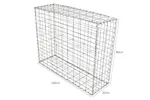 Monstershop 25308 - Gabion Baskets 100 X 80 X 30cm / 4 Pack Monstershop 25308 - Gabion Baskets 100 X 80 X 30cm / 4 Pack