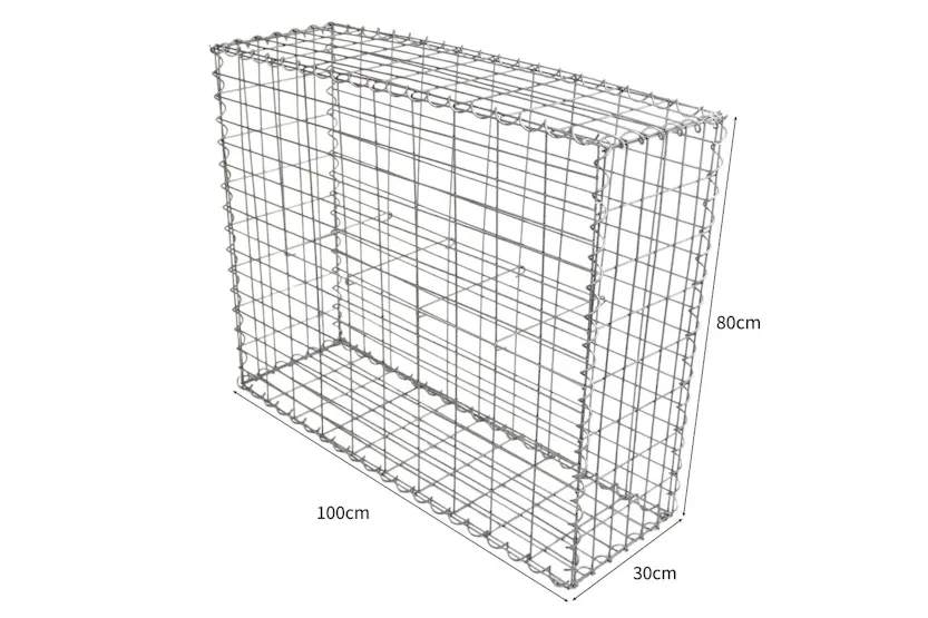 Monstershop 25308 - Gabion Baskets 100 X 80 X 30cm / 4 Pack Monstershop 25308 - Gabion Baskets 100 X 80 X 30cm / 4 Pack