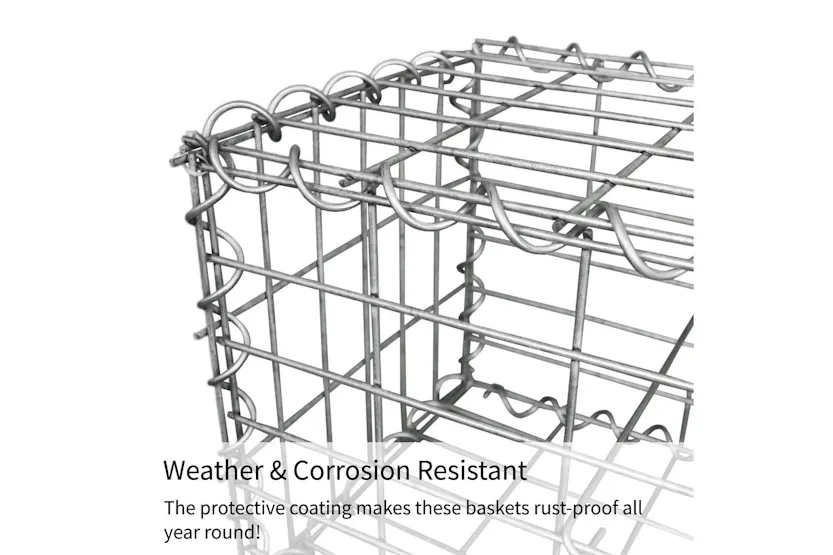 Monstershop 25308 - Gabion Baskets 100 X 80 X 30cm / 4 Pack Monstershop 25308 - Gabion Baskets 100 X 80 X 30cm / 4 Pack
