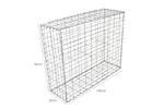 Monstershop 25310 - Gabion Baskets 100 X 95 X 30cm / 4 Pack Monstershop 25310 - Gabion Baskets 100 X 95 X 30cm / 4 Pack