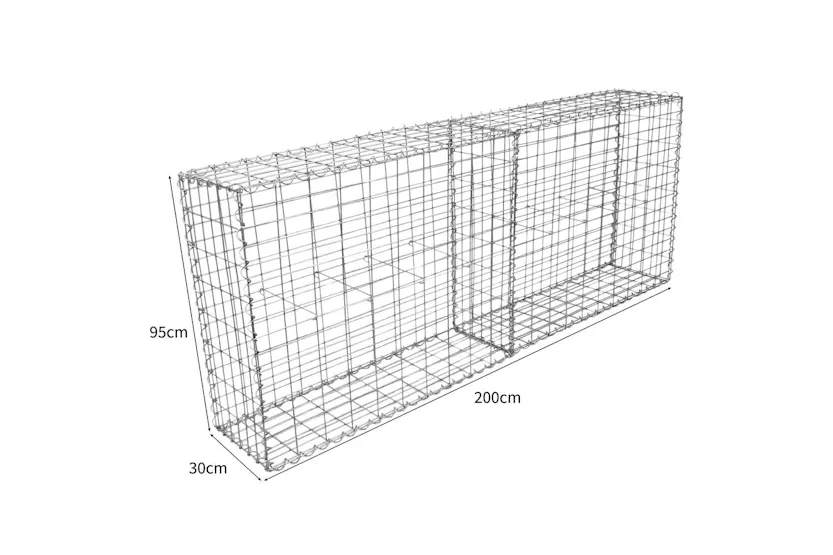 Monstershop 25310 - Gabion Baskets 100 X 95 X 30cm / 4 Pack Monstershop 25310 - Gabion Baskets 100 X 95 X 30cm / 4 Pack