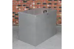Monstershop 26926 - Galvanised Feed Store 2 Compartments Monstershop 26926 - Galvanised Feed Store 2 Compartments