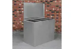 Monstershop 26927 - Galvanised Feed Store 3 Compartments Monstershop 26927 - Galvanised Feed Store 3 Compartments