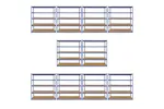 Monstershop 20026 - Monster Racking T-rax 10 X Extra Wide St Monstershop 20026 - Monster Racking T-rax 10 X Extra Wide St