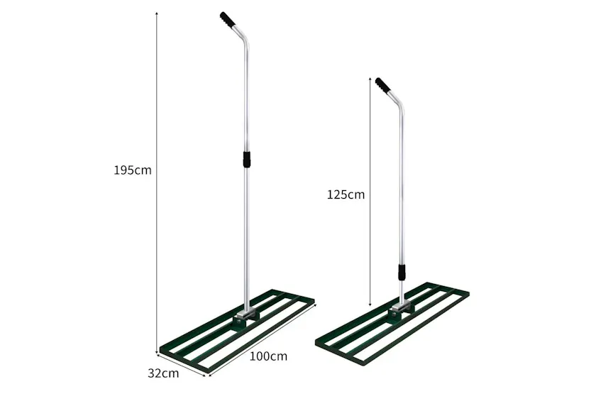 Monstershop 210734 - T-mech Lawn Leveller 100cm Green Monstershop 210734 - T-mech Lawn Leveller 100cm Green