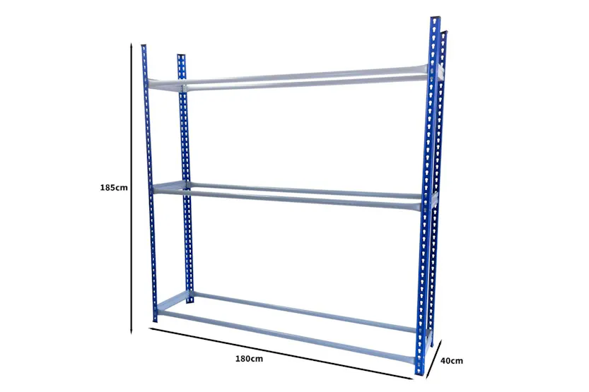 Monstershop 2 x T-Rax Tyre Racking Bay | Blue/Grey Monstershop 2 x T-Rax Tyre Racking Bay | Blue/Grey