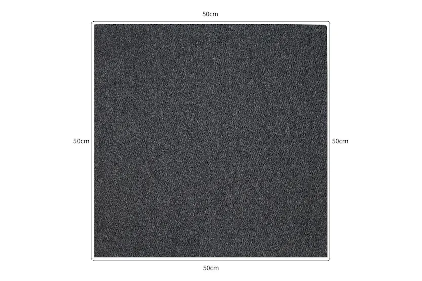Monstershop 20 x Carpet Tiles | Charcoal Black Monstershop 20 x Carpet Tiles | Charcoal Black