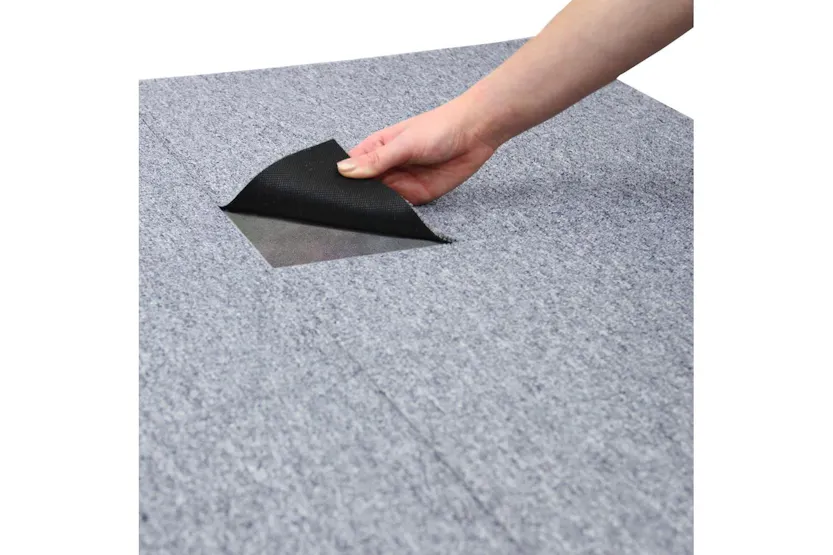 Monstershop 20 x Carpet Tiles | Platinum Grey Monstershop 20 x Carpet Tiles | Platinum Grey