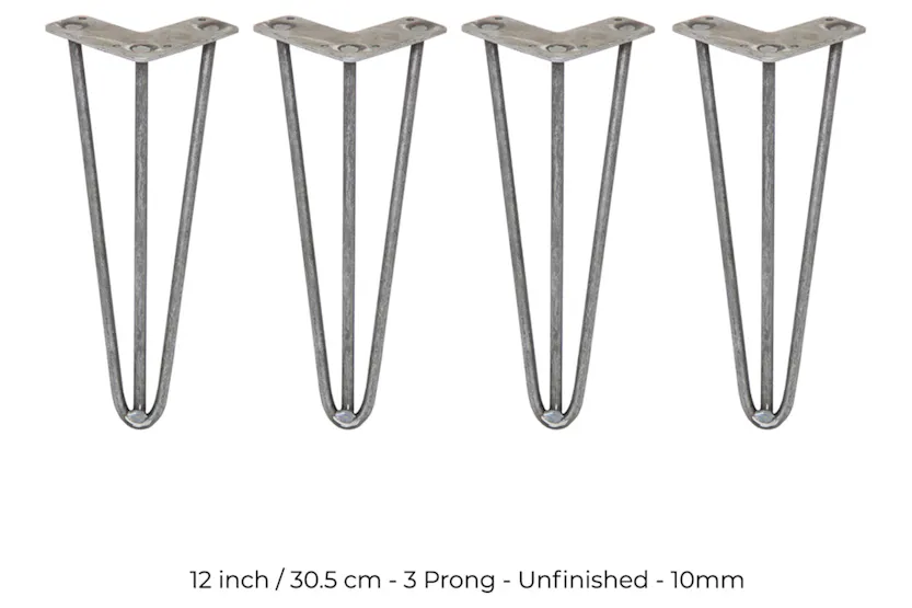 Monstershop Hairpin Legs 3 Prong | 10mm Monstershop Hairpin Legs 3 Prong | 10mm