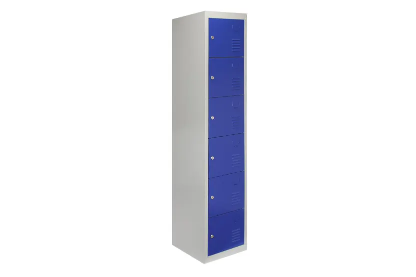Monstershop 3 x Metal Storage Locker | Blue Monstershop 3 x Metal Storage Locker | Blue