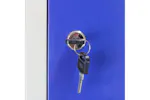 Monstershop 3 x Metal Storage Locker | Blue Monstershop 3 x Metal Storage Locker | Blue
