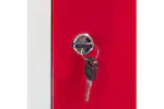 Monstershop 3 x Metal Storage Locker | Red Monstershop 3 x Metal Storage Locker | Red