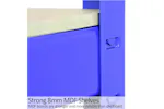 Monstershop 3 x T-Rax Racking & Bay Connectors | Blue Monstershop 3 x T-Rax Racking & Bay Connectors | Blue
