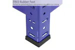 Monstershop 3 x T-Rax Racking & Bay Connectors | Blue Monstershop 3 x T-Rax Racking & Bay Connectors | Blue