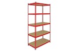 Monstershop 4 x Z-Rax Metal Racking Units | Red Monstershop 4 x Z-Rax Metal Racking Units | Red