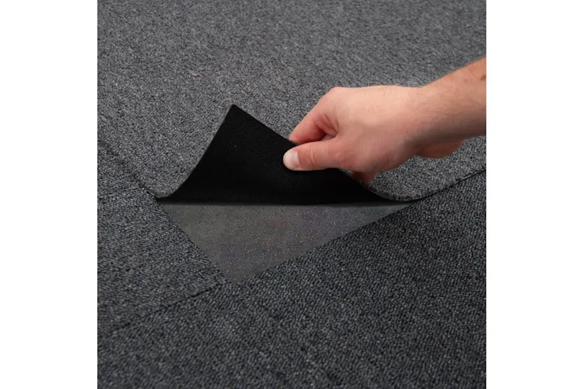 Monstershop 26094 - 40 X Carpet Tiles Charcoal Black 10m2 Monstershop 26094 - 40 X Carpet Tiles Charcoal Black 10m2