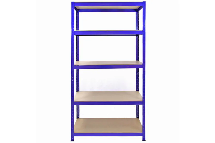 Monstershop 5 x 90cm Storage Racks | Blue Monstershop 5 x 90cm Storage Racks | Blue