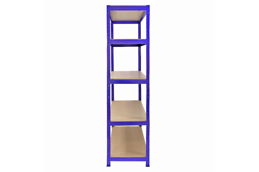 Monstershop 5 x 90cm Storage Racks | Blue Monstershop 5 x 90cm Storage Racks | Blue