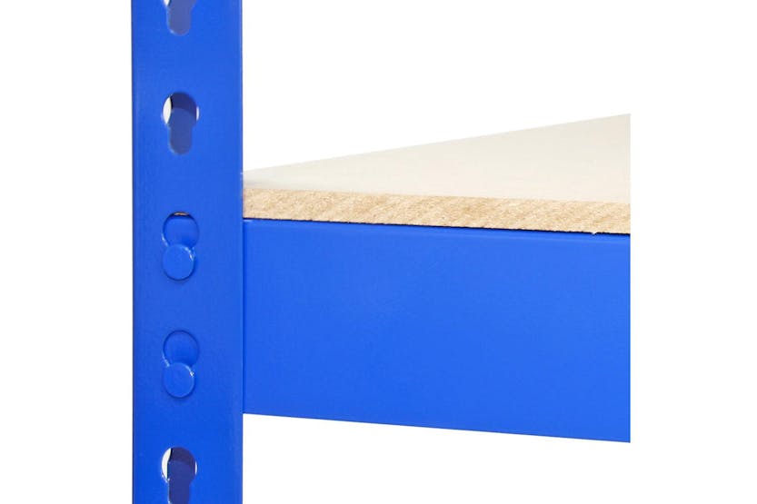 Monstershop 5 x Q Rax Warehouse Shelving Units | Blue Monstershop 5 x Q Rax Warehouse Shelving Units | Blue