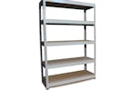 Monstershop 5 x Q Rax Warehouse Racking Units | Grey Monstershop 5 x Q Rax Warehouse Racking Units | Grey