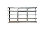Monstershop 5 x Q Rax Warehouse Racking Units | Grey Monstershop 5 x Q Rax Warehouse Racking Units | Grey