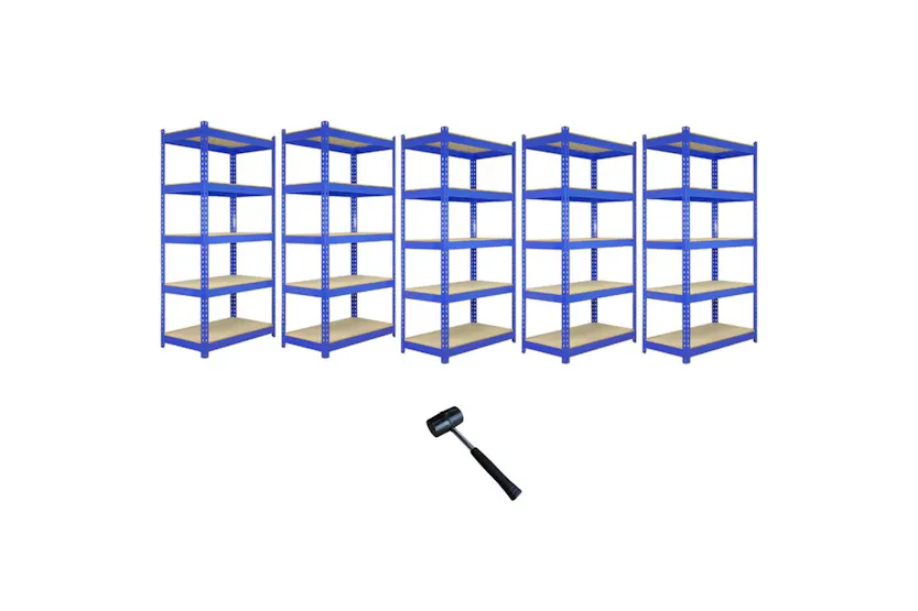 Monstershop 5 X Q-Rax Racking Units | Blue Monstershop 5 X Q-Rax Racking Units | Blue
