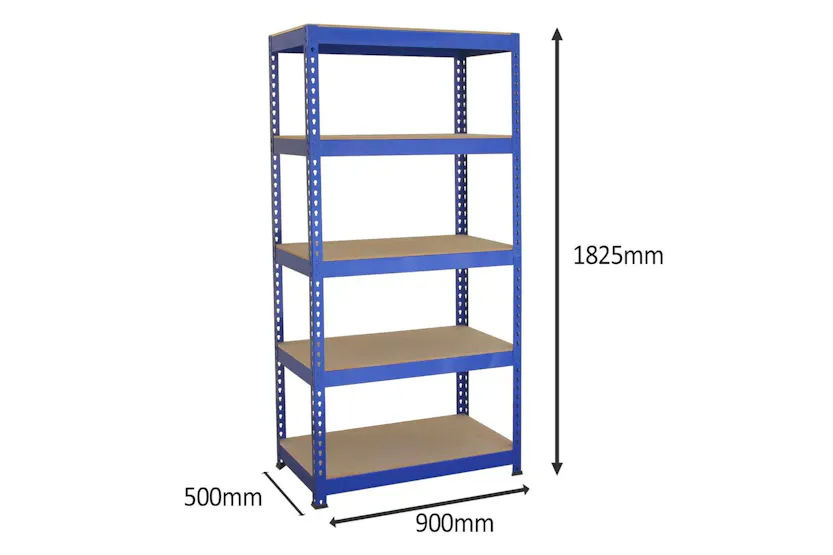 Monstershop 5 X Q-Rax Racking Units | Blue Monstershop 5 X Q-Rax Racking Units | Blue