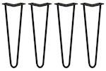Monstershop Hairpin Legs 2 Prong | Black | 12mm Monstershop Hairpin Legs 2 Prong | Black | 12mm