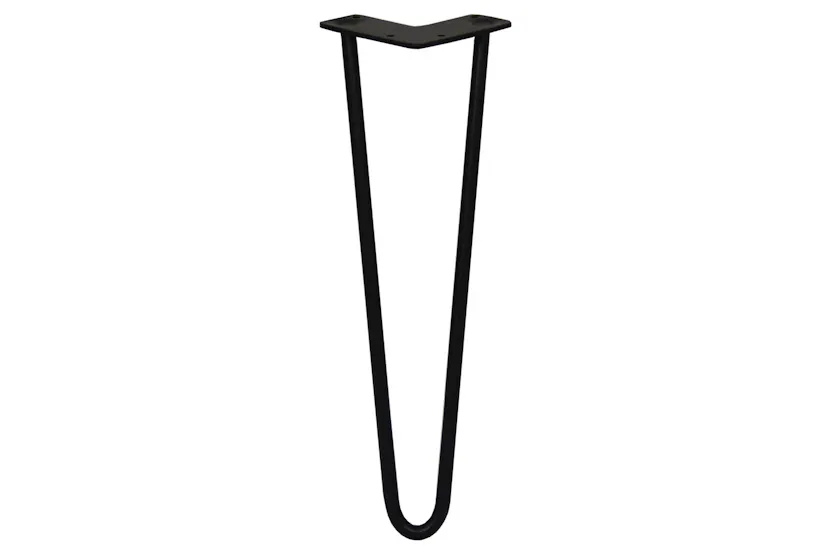Monstershop Hairpin Legs 2 Prong | Black | 12mm Monstershop Hairpin Legs 2 Prong | Black | 12mm