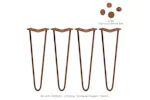 Monstershop Hairpin Legs 2 Prong | 12mm Monstershop Hairpin Legs 2 Prong | 12mm