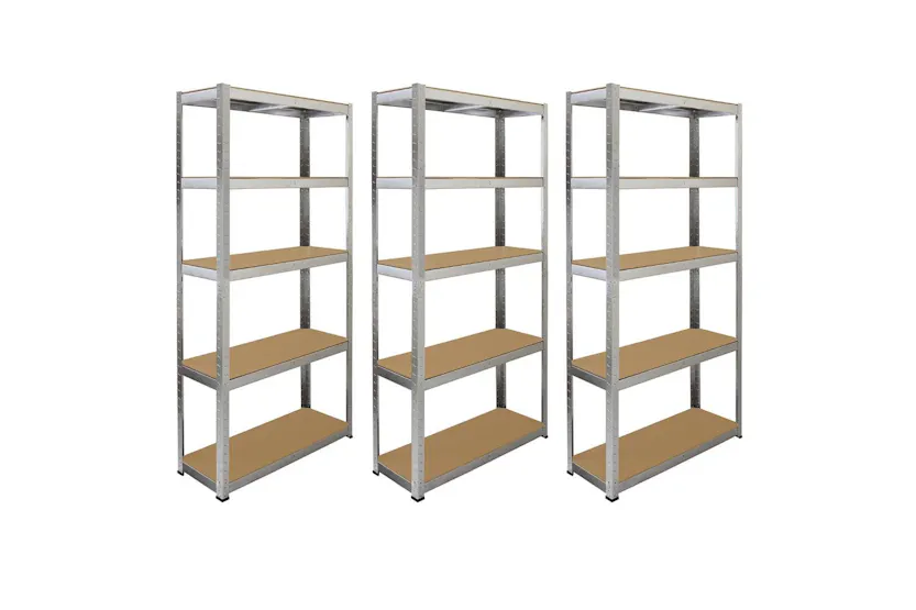 Monstershop 6 x Galwix Galvanised Racking Units | Silver Monstershop 6 x Galwix Galvanised Racking Units | Silver