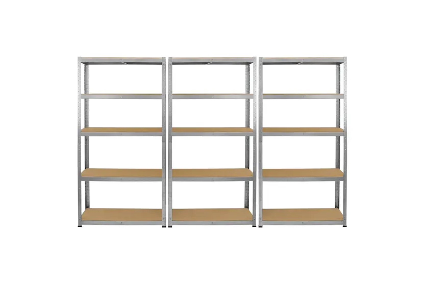 Monstershop 6 x Galwix Galvanised Racking Units | Silver Monstershop 6 x Galwix Galvanised Racking Units | Silver