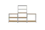 Monstershop 6 x Galwix Galvanised Racking Units | Silver Monstershop 6 x Galwix Galvanised Racking Units | Silver
