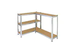 Monstershop 6 x Galwix Galvanised Racking Units | Silver Monstershop 6 x Galwix Galvanised Racking Units | Silver