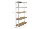 Monstershop 6 x Galwix Galvanised Racking Units | Silver Monstershop 6 x Galwix Galvanised Racking Units | Silver