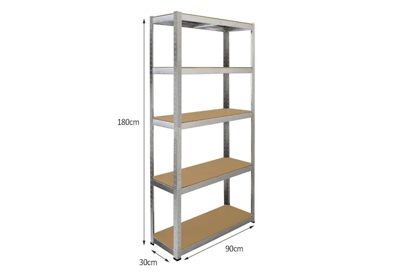 Monstershop 6 x Galwix Galvanised Racking Units | Silver Monstershop 6 x Galwix Galvanised Racking Units | Silver