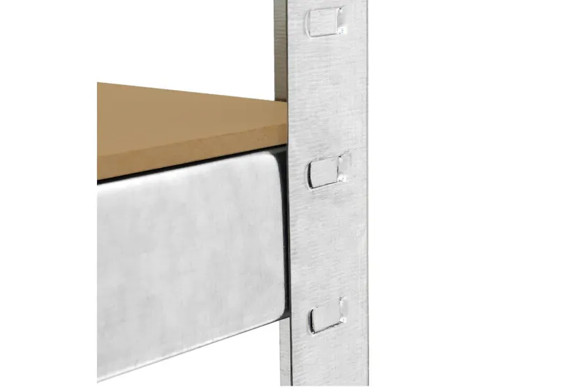 Monstershop 6 x Galwix Galvanised Racking Units | Silver Monstershop 6 x Galwix Galvanised Racking Units | Silver